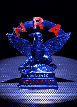 NRA Blue Eagle Logo - BOTTLES, BOOZE, AND BACK STORIES: When the NRA Blue Eagle Flew High
