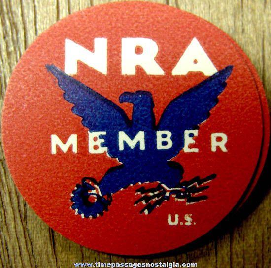 NRA Blue Eagle Logo - BOTTLES, BOOZE, AND BACK STORIES: When the NRA Blue Eagle Flew High