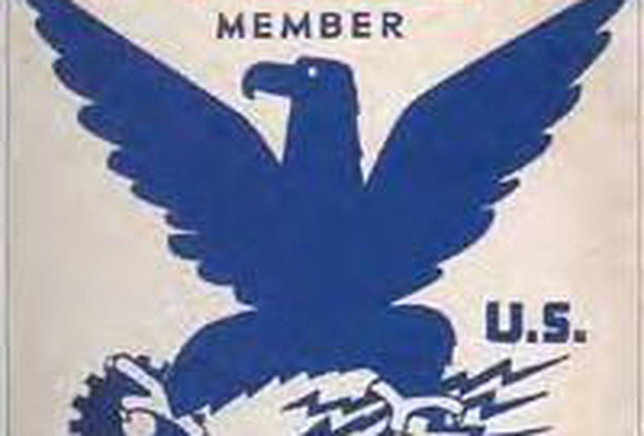 NRA Blue Eagle Logo - Just as Henry Ford was a better constitutional scholar than FDR
