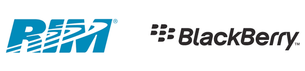Rim Logo - Weekly Re-Brand #11: RIM Becomes BlackBerry | Blade Brand Edge
