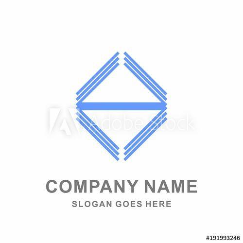 Blue Lines Company Logo - Company Logo Vector Design Black Blue Lines Modern Architecture ...