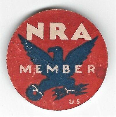 NRA Blue Eagle Logo - 1933 NRA 12 Blue Eagle Stickers National Industrial Recovery Act ...