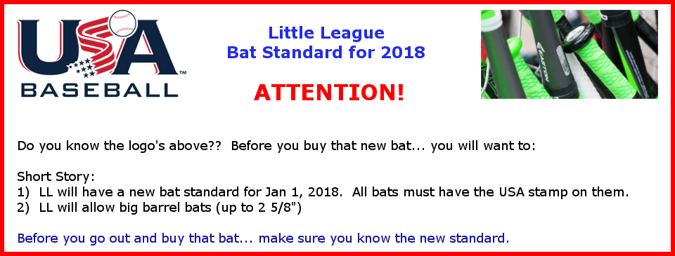Baseball Bat Company Logo - 2018 USA Baseball Youth Bat Standard Change