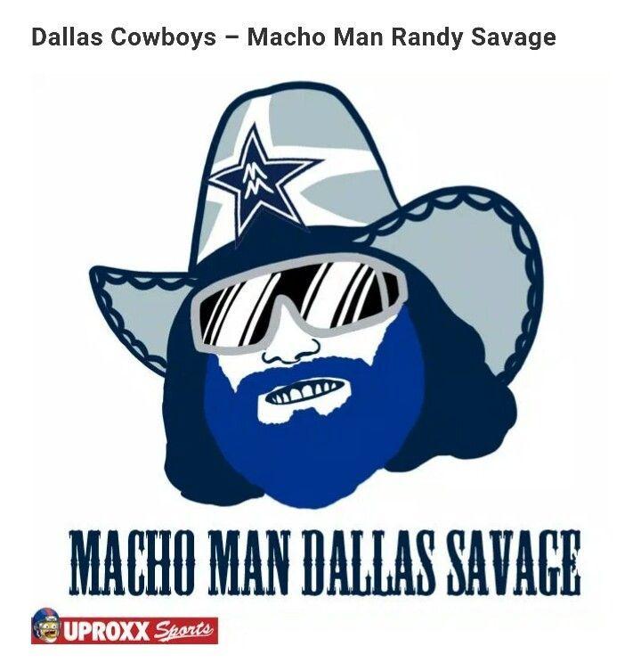 Savage Team Logo - NFL WWE LOGO: Macho Man Dallas Savage. WWE NFL Logos. NFL, WWE, Dallas