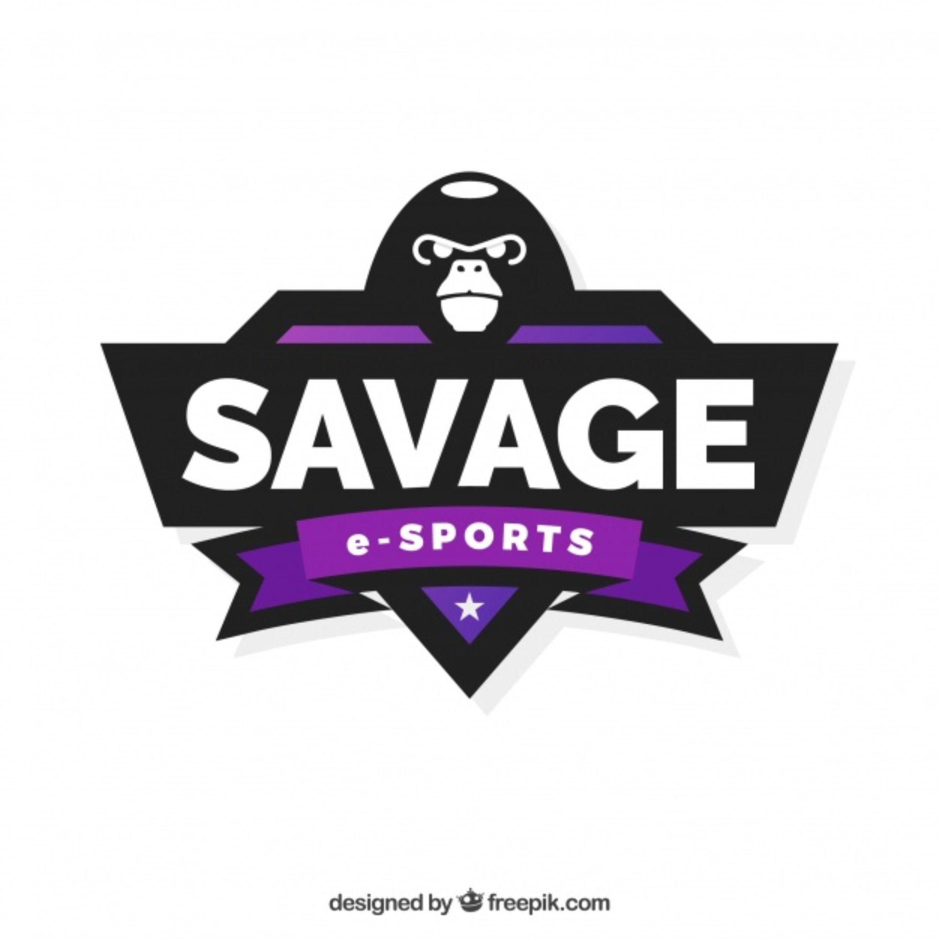 Savage Team Logo - E Sports Team Logo Template With Gorilla Free Vector