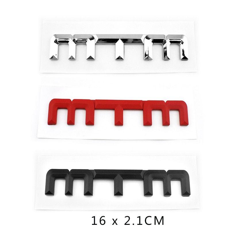 MTM Logo - 1PCS 3D car body emblem sticker Metal MTM Logo car Side Badge Emblem ...