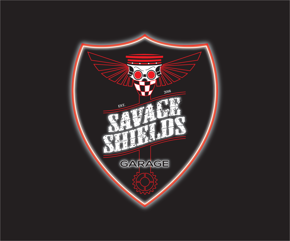 Savage Team Logo - Bold, Playful, Automotive Logo Design for Savage Shields Garage by ...