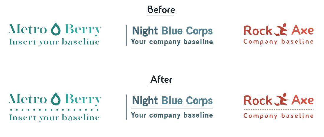 Blue Lines Company Logo - How to spruce up your logo with fancy details, design a cool logo