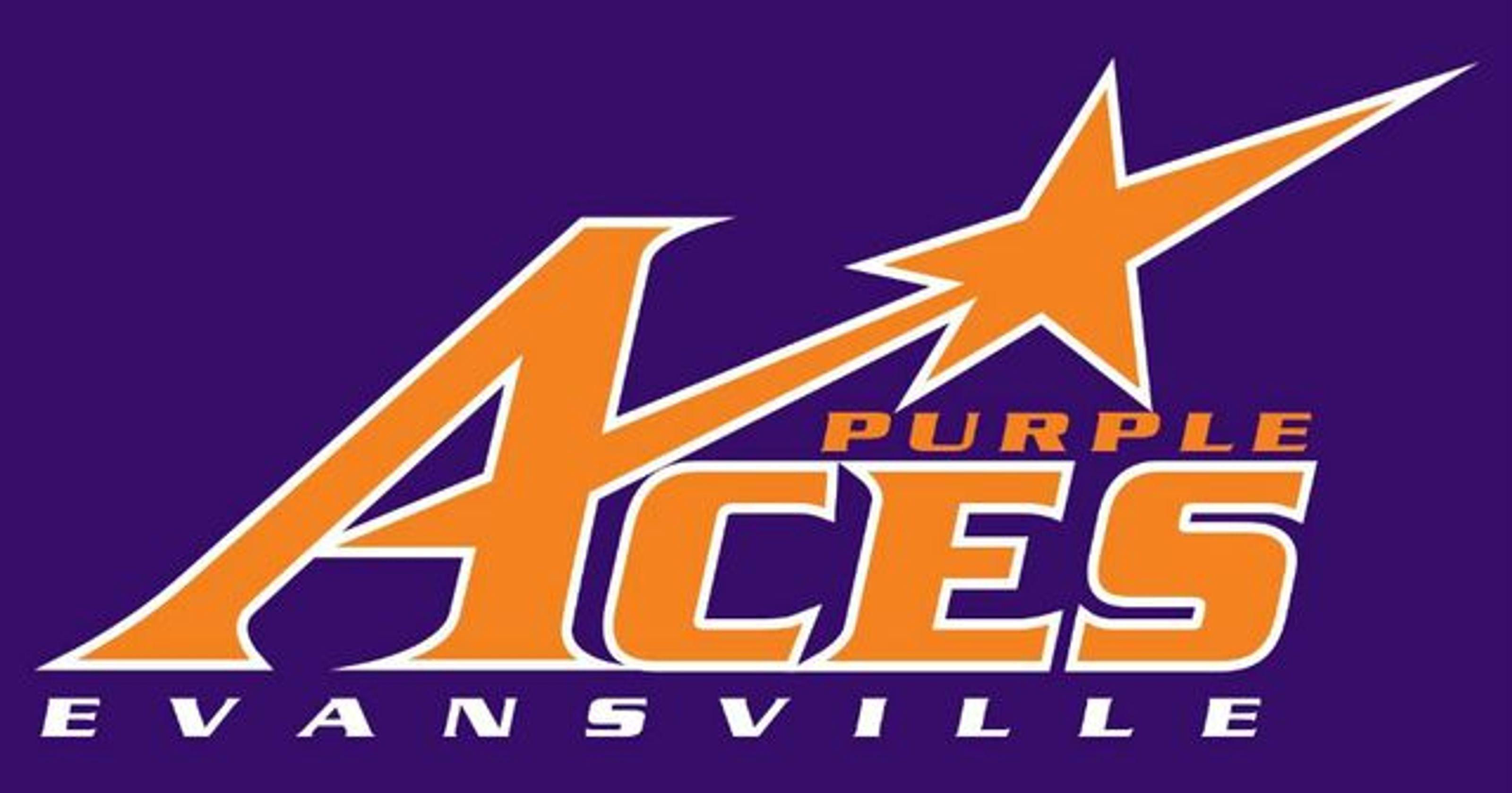 Evansville Logo - UE Announces Multi Station 'Purple Aces Radio Network'