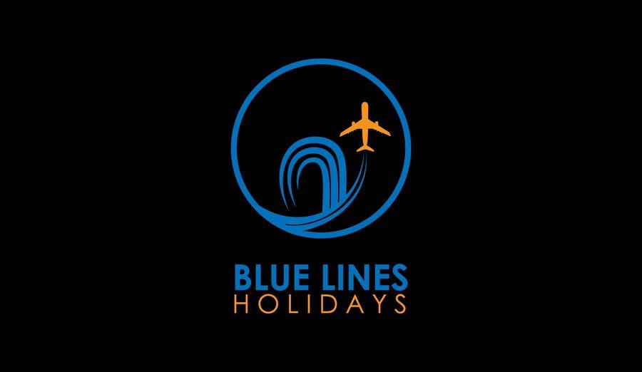 Blue Lines Company Logo - Entry by neotrix777 for Travel Agency Logo