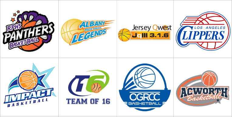 Custom Basketball Logo - Basketball Logo Designs by DesignVamp® for $39