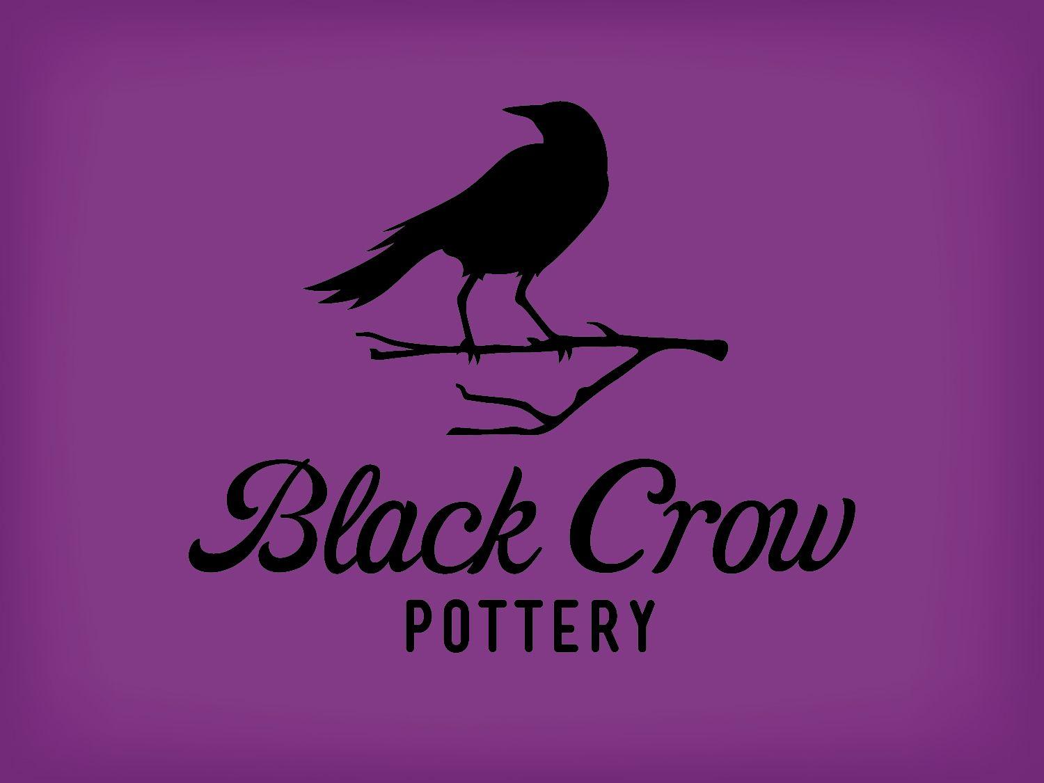 Black Crow Logo - Eric Miller Black Crow Pottery Logo