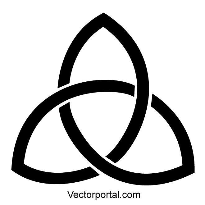 Trinity Symbol Logo - TRIQUETRA VECTOR SIGN - Download at Vectorportal