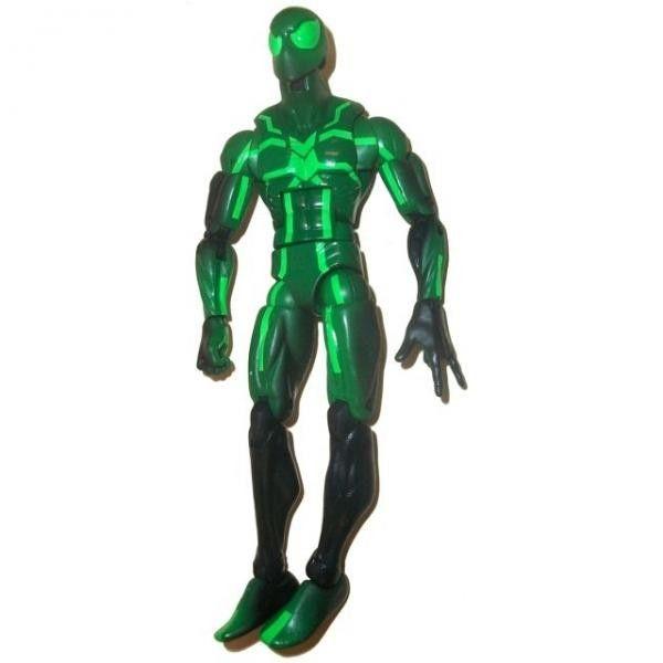 Green and Black Spider-Man Logo - Marvel: Legends (Hasbro, 2007 13) Action Figure / Spider Man (Green