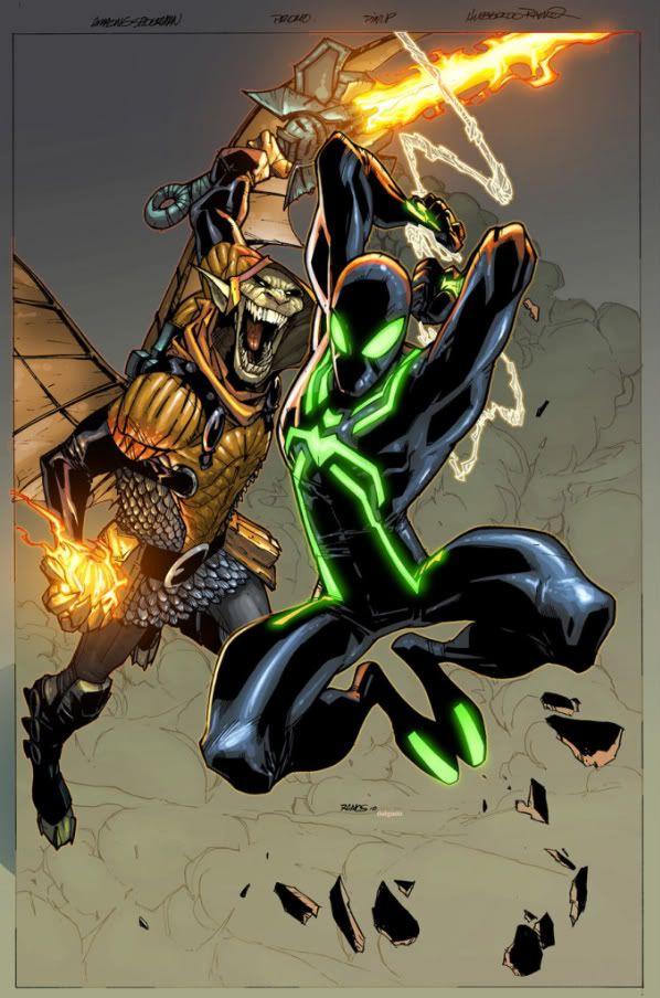 Green and Black Spider-Man Logo - Spider-Man gets new black and green costume after Brand New Day ...