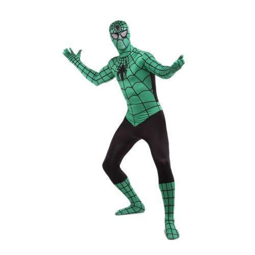 Green and Black Spider-Man Logo - Green And Black Spiderman Halloween Costume