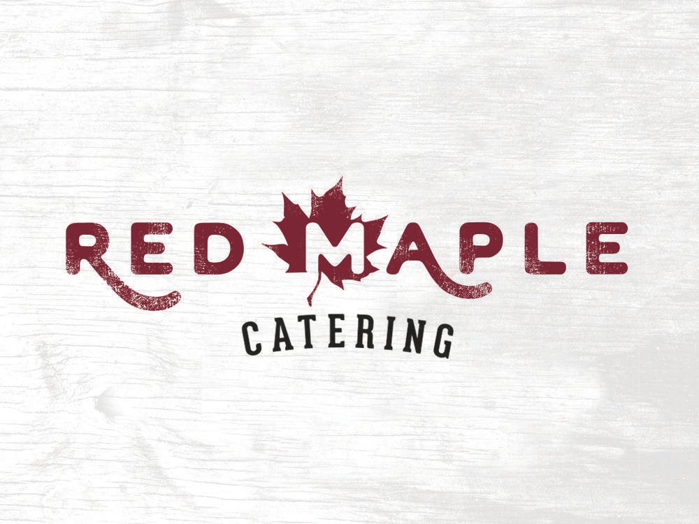 Red Maple Logo - Red Maple Catering Logo — allison burgund design