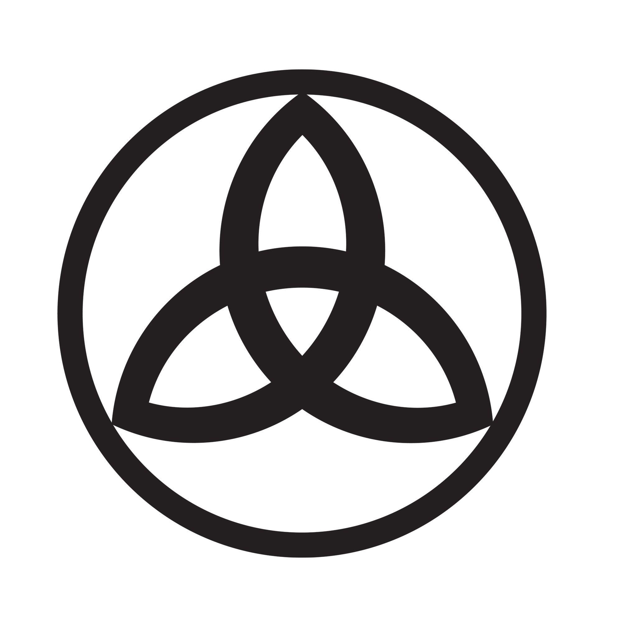 Trinity Symbol Logo - Triquetra Symbol