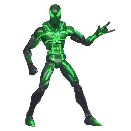 Green and Black Spider-Man Logo - Other Action Figures - Marvel Classic Legends 6 inch Figure - BIG ...