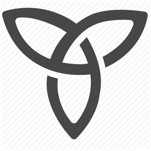 Trinity Symbol Logo - Celtic, emblem, knot, shape, sign, trinity, viking icon