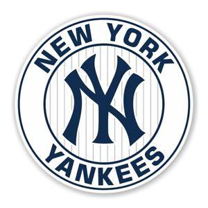 New York Yankees Logo - New York Yankees Round Decal / Sticker Die cut