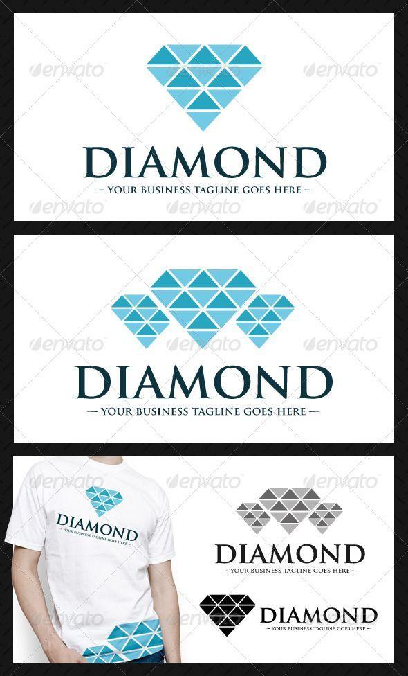 Three Diamond Logo - Diamond Logo Template by BossTwinsMusic - Three color version: Color ...