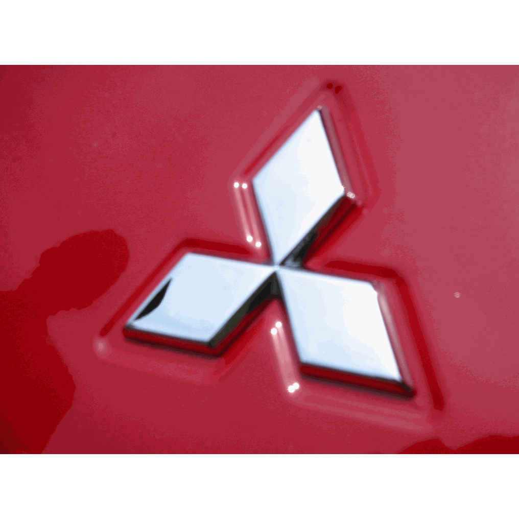 Three Diamond Logo - Mitsubishi Chrome Three-Diamond Badge - Mach V Motorsports