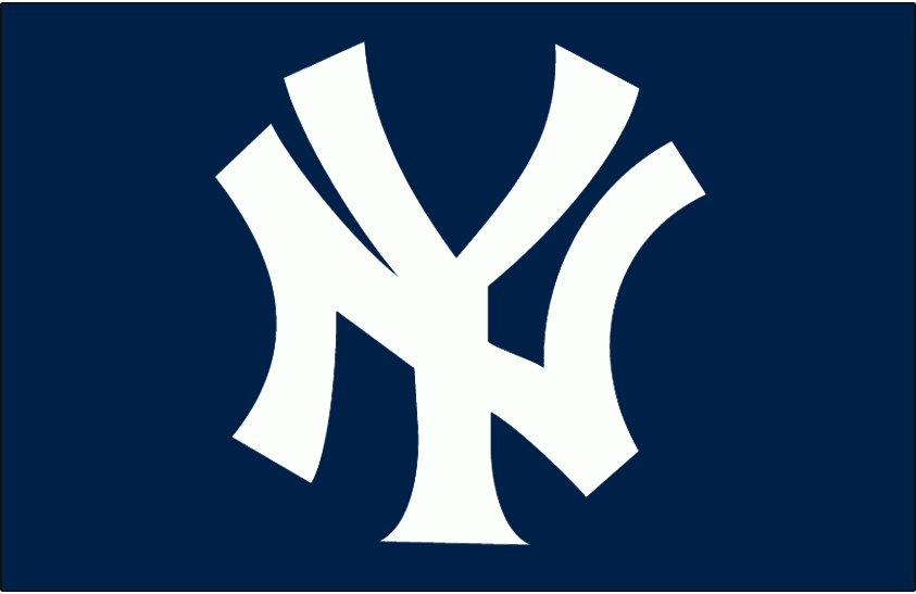 New York Yankees Logo - New York Yankees Batting Practice Logo - American League (AL ...