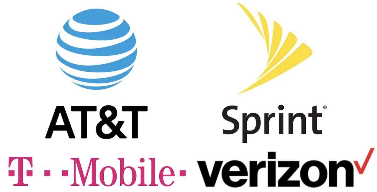Verizon AT&T Logo - AT&T, Sprint, T-Mobile, and Verizon Detail Plans for 'Next ...