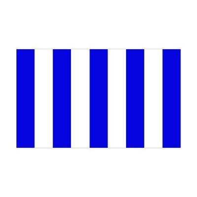Blue and White Line Logo - Blue & White Stripes 1.52m x 0.91m (5ftx 3ft) Budget Display Flag ...