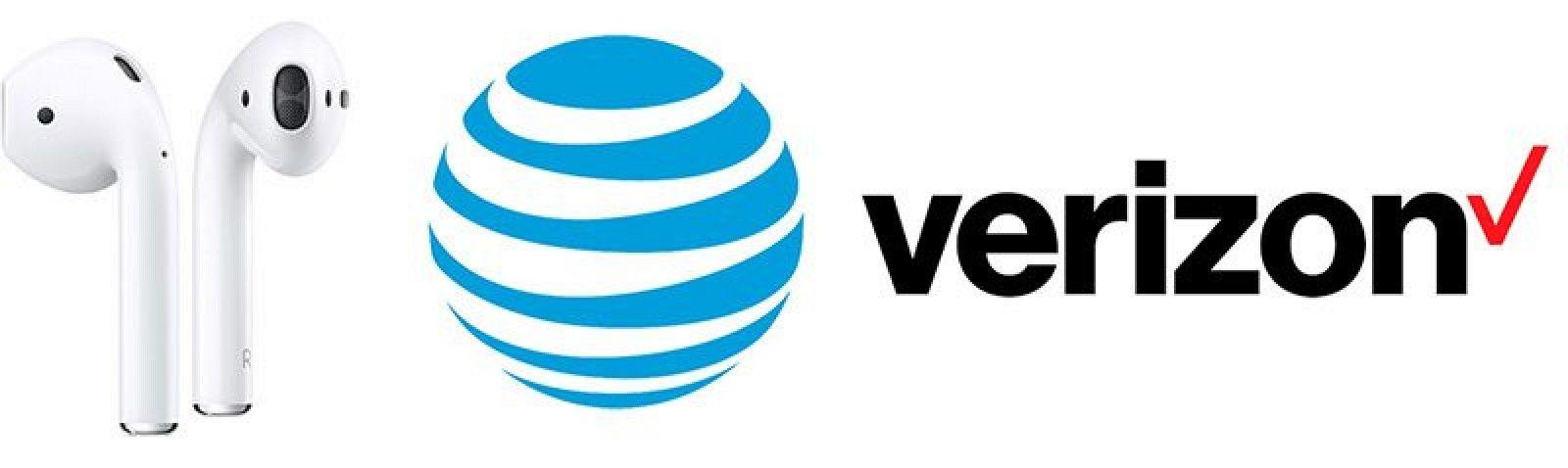 Verizon AT&T Logo - AirPods In Stock at AT&T and Verizon With Free 2-5 Day Delivery ...