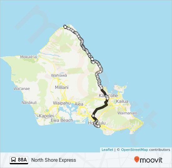 North Shore Express Logo - 88A Route: Time Schedules, Stops & Maps