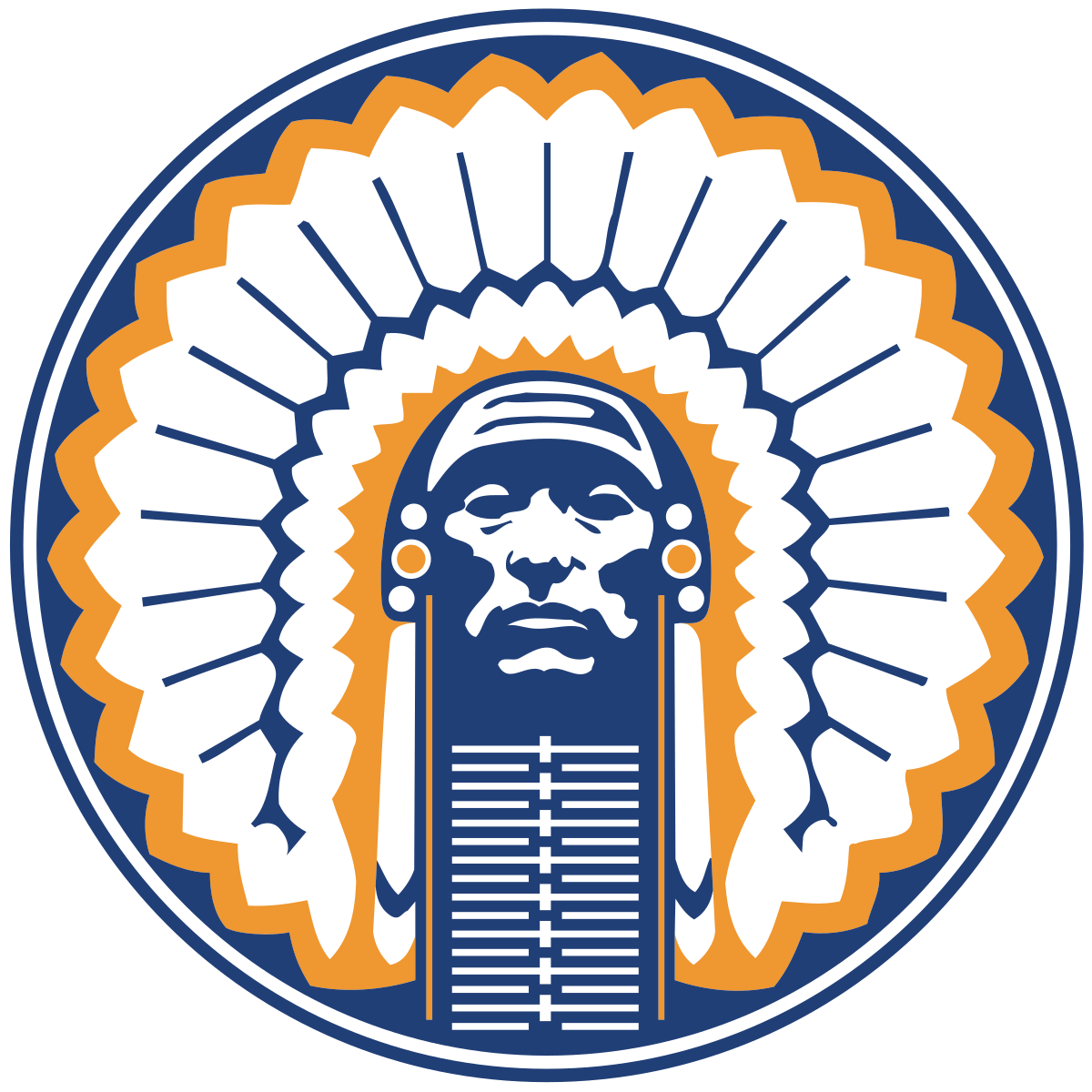 Chief Basketball Logo - Chief Illiniwek