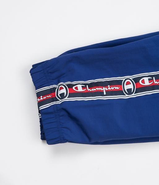 Blue Champion Logo - Champion Logo Tape Sweatpants
