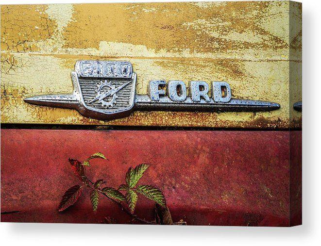 Vintage Ford Logo - Vintage Ford Logo Canvas Print / Canvas Art