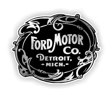 Vintage Ford Logo - Ford 1903 Vintage Emblem Die Cut Decal ** 4 Sizes **