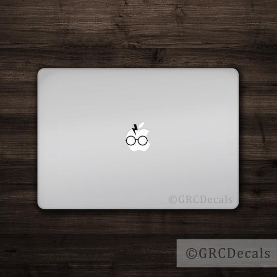 Cover Apple Logo - Harry Potter Mac Apple Logo Cover Laptop Vinyl Decal Sticker | Etsy