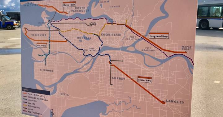 North Shore Express Logo - 4 new B-Line express bus routes to link North Shore, Langley, Maple ...