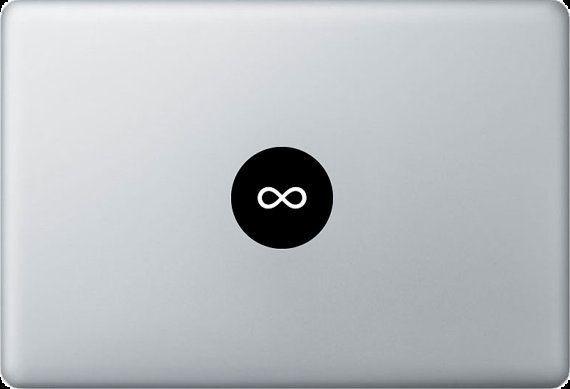Cover Apple Logo - Infinity Mac Apple Logo Cover Laptop Vinyl Decal by GRCDecals. Mac