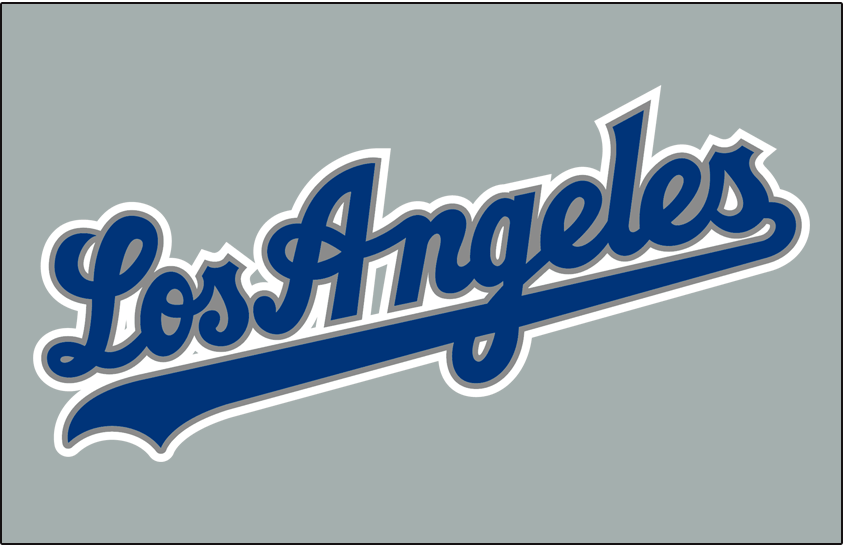 Los Angeles Dodgers Logo - Los Angeles Dodgers Jersey Logo - National League (NL) - Chris ...