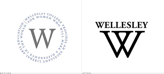 Wellesley Logo - Brand New: Big W, Little W, what begins with W?