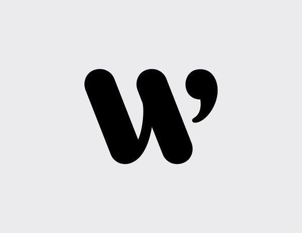 W Brand Logo - W logo. Branding. Logos, Tipografia and Design