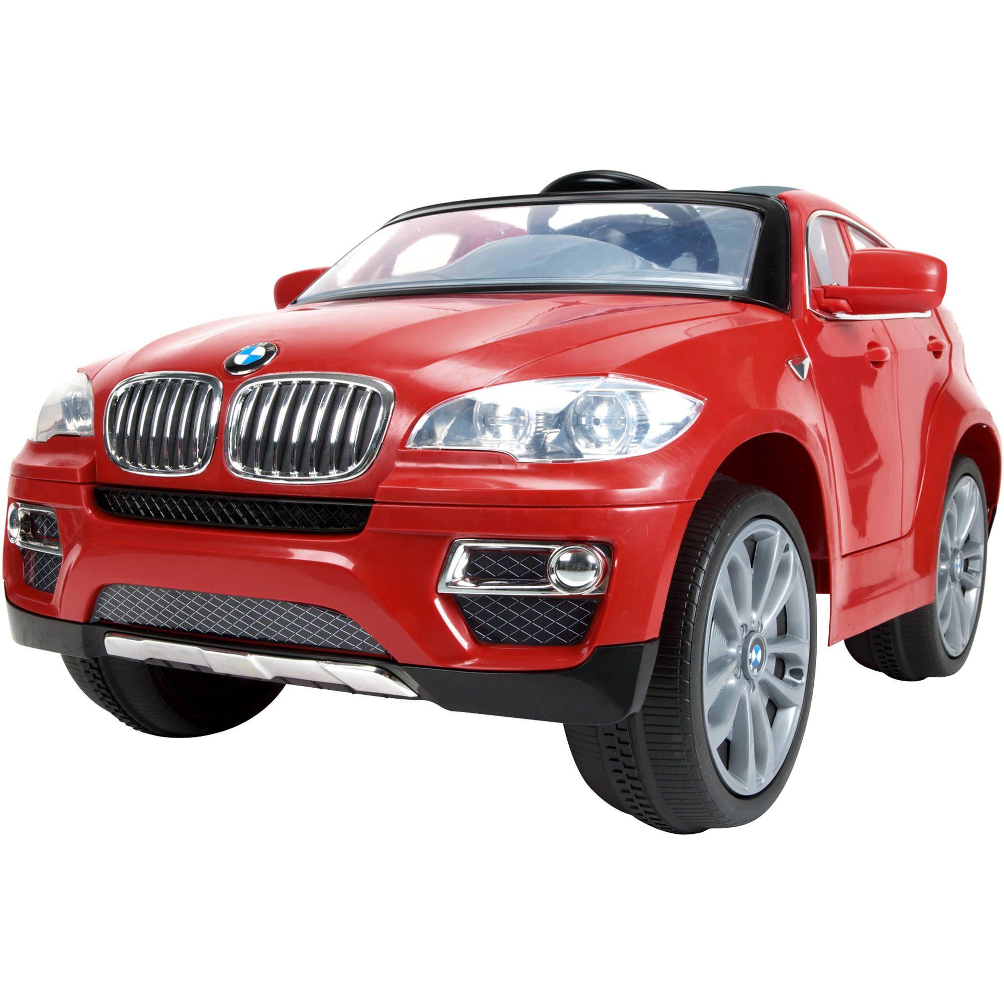 Red BMW Car Logo - BMW X6 6 Volt Battery Powered Ride On Toy Car By Huffy®