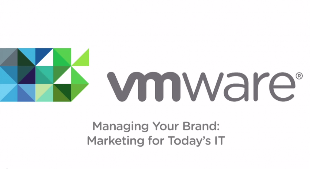 Vmware Inc Logo - Managing Your Brand: Marketing for Today's IT - VMware Blogs