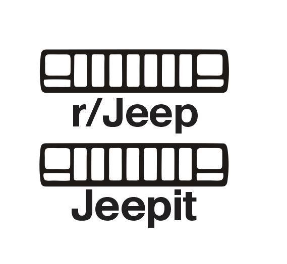 Jeep XJ Grill Logo - Jeepit reddit XJ grill decal pack | Styfe Life