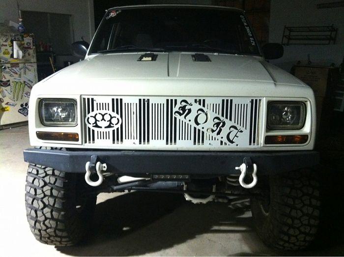Jeep XJ Grill Logo - Hooligan Off Road Custom XJ Grill!! - Jeep Cherokee Forum