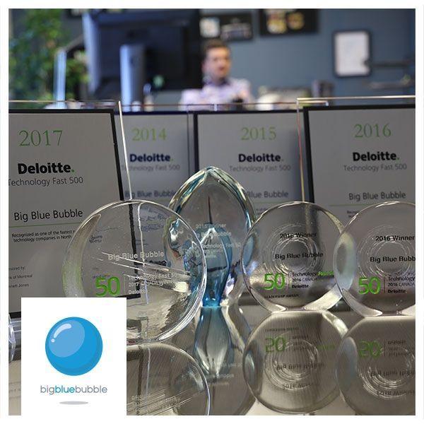 Blue Bubble Logo - Fast 50 Award... - Big Blue Bubble Office Photo | Glassdoor.co.uk