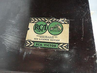 Century Tube Logo - VTG 1940'S OLD RCA Victor Mid Century Nipper Dog Logo Tube Radio W ...