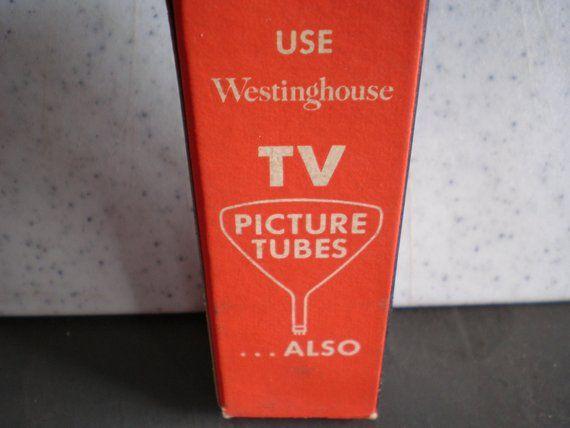 Century Tube Logo - Vintage Mid Century Unused Westinghouse Reliatron Tube
