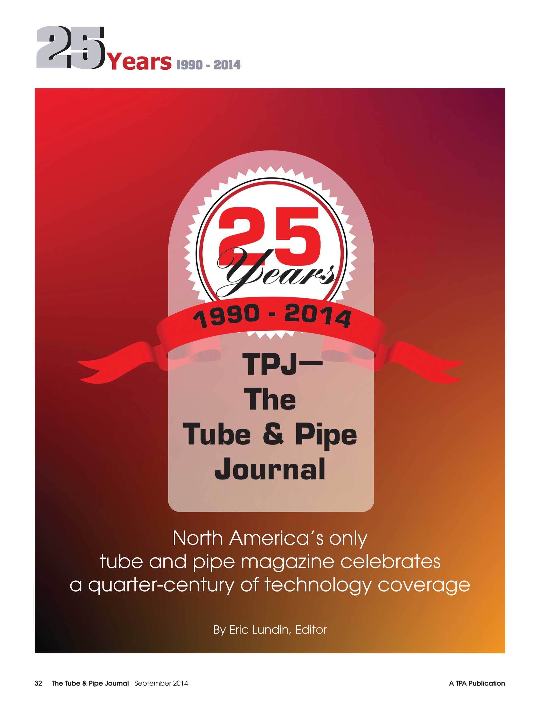 Century Tube Logo - TPJ - The Tube & Pipe Journal - September 2014 - page 32